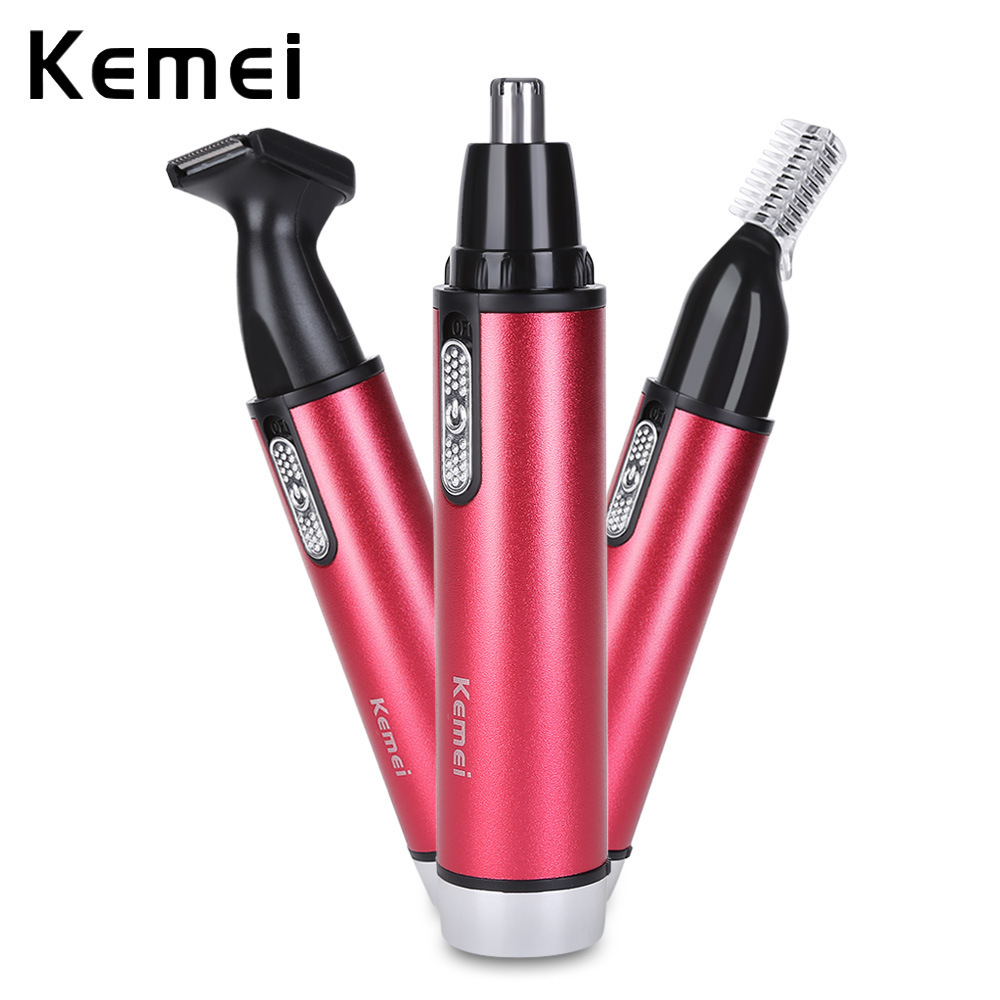 KM厂家直销KM-6621 三合一干电池式 鼻毛器代加工贴牌OEM/ODM