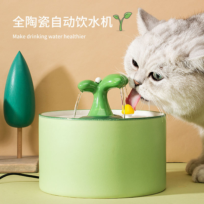猫咪电动陶瓷饮水机OEM/ODM定制代加工