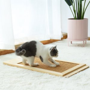 猫抓板实木猫爪板窝猫抓垫立式剑可OEM/ODM代工