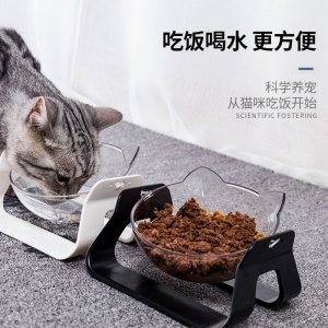 15°猫咪食盆贴牌定制代加工