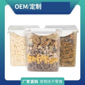乐比之宠冻干鸡肉鸭肉鹌鹑猫狗零食500g