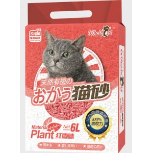 whole cat天然植物猫砂红枣味6L
