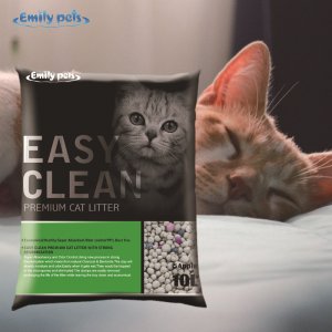 艾米丽膨润土结团猫砂 5L原味,5L薰衣草,5L苹果,5L柠檬