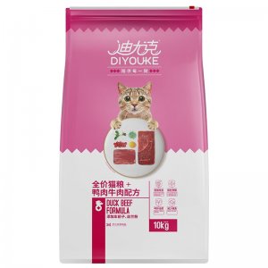 迪尤克全价猫粮鸭肉牛肉配方1.5kg/10kg