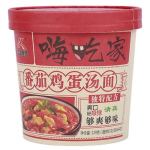 恋圆食品嗨吃家番茄鸡蛋汤面盒装