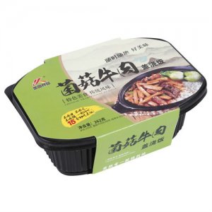 恋圆食品菌菇牛肉盖浇饭盒装