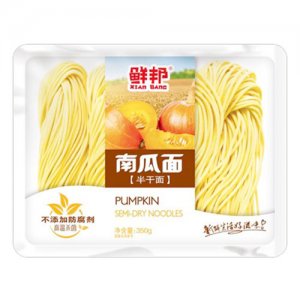 鲜邦南瓜面半干面350g