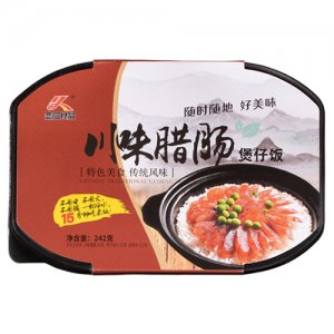 恋圆食品川味腊肠煲仔饭盒装
