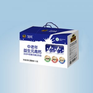 南方如纯中老年益生元复合蛋白饮品250mlx12盒