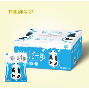 花园有机纯牛奶
