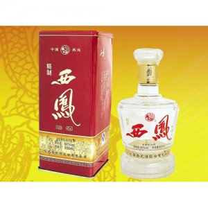 铁盒精制西凤陈酒50°500ml