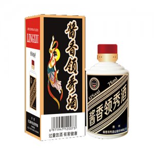 酱香领秀75ML小酒黑装