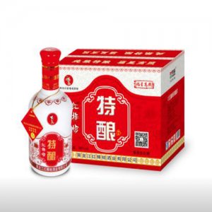 红棒槌牌纯粮特酿白酒[白瓷瓶] 35度
