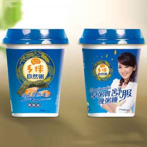 乡伴自然粥海鲜味方便杯粥