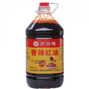 万兴隆香辣红油5L