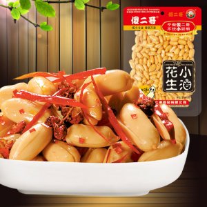 傻二哥小酒花生透明装-香辣味-90g