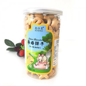 奥仕栗奶油味罐装字母