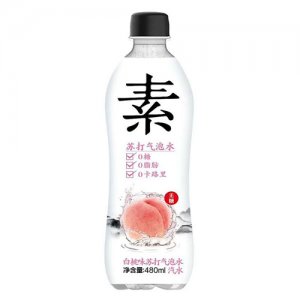 爱尚客苏打气泡水白桃味480ml
