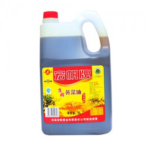 宏帆牌压榨黄菜油5L