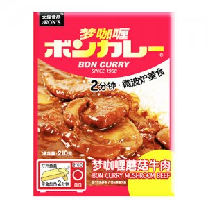 大塚食品梦咖喱蘑菇牛肉