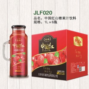 奥知源中国红山楂果汁饮料1L