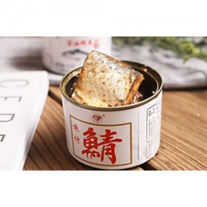 广信罐头酱油鲭鱼200g