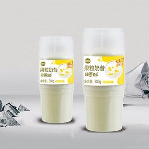喜爱果园果粒奶昔芝士酸奶风味饮料380g