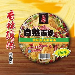 美食记自热香辣鸡汤荞麦面