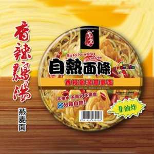 美食记自热香辣鸡汤燕麦面