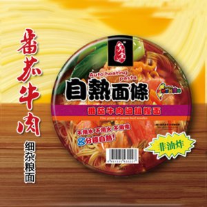 美食记自热番茄牛肉细杂粮面