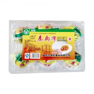 秦邮牌奎级塑盒咸鸭蛋6枚