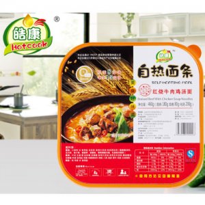 皓康自热面条红烧牛肉鸡汤面