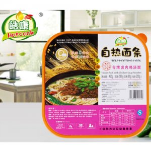 皓康自热面条台湾卤肉鸡汤面