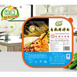 皓康自热鲜拌面红烧牛肉味
