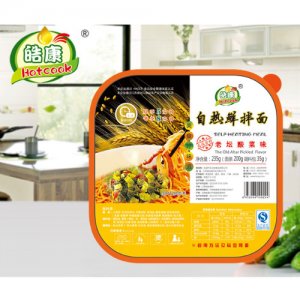 皓康自热鲜拌面老坛酸菜味