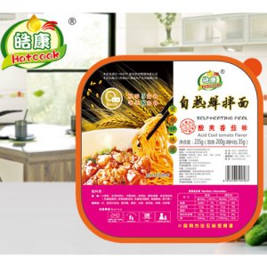 皓康自热鲜拌面酸爽番茄味