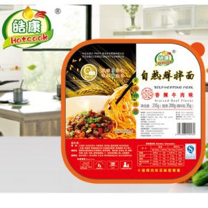 皓康自热鲜拌面香辣牛肉味