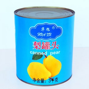 华旭梨罐头3000g
