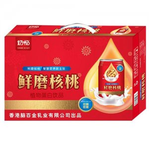奶畅鲜磨核桃植物蛋白饮品