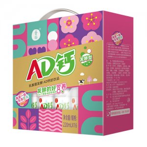 吾尚AD钙奶220MLX16礼盒