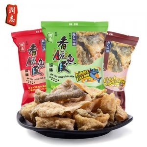 润志矶烧香脆炸鱼皮