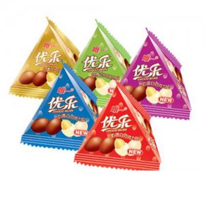 唯一优乐白巧克力豆
