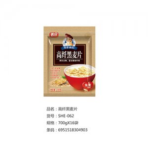 善合高纤黑麦片