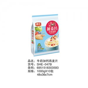 善合牛奶加钙燕麦片
