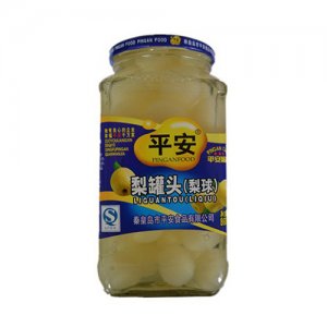 平安梨罐头（梨球）860g