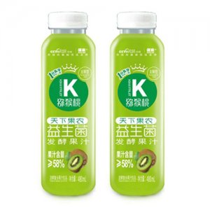 谋家天下果农益生菌发酵果汁猕猴桃味480ml