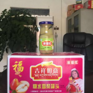家福红糖水雪梨罐头