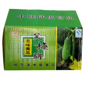 笑梅牌美味黄瓜450g箱装