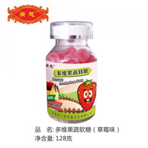 廣慈多维果蔬软糖草莓味128g