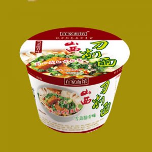 百家面馆山西刀削面雪菜排骨味
